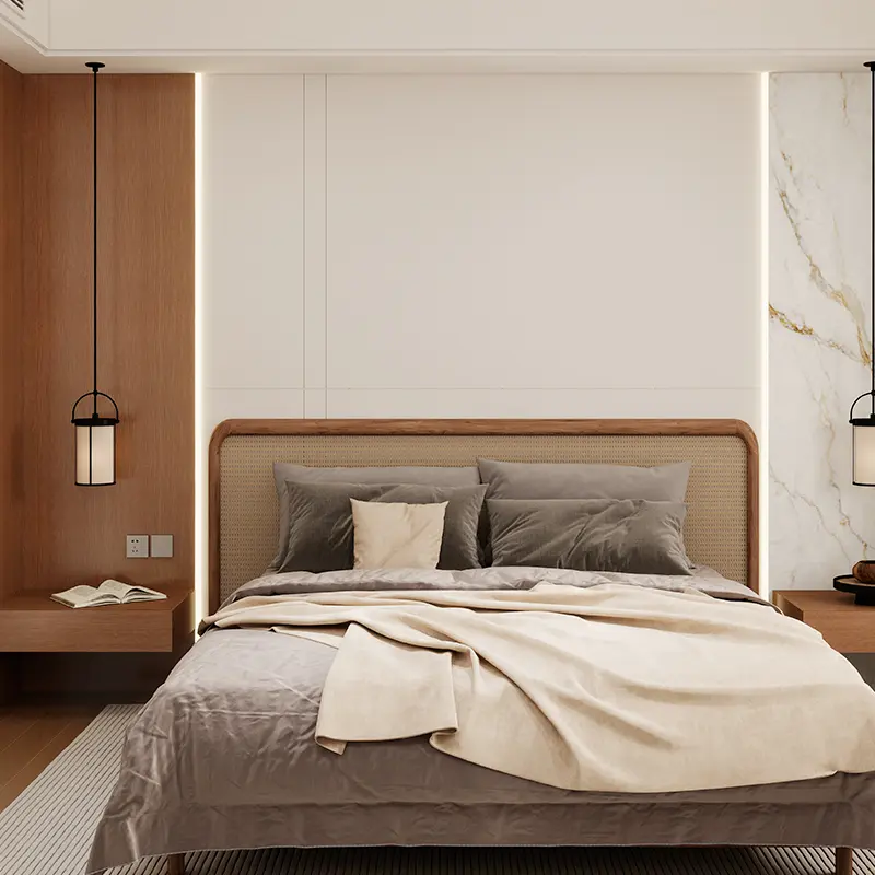 Why choose bamboo charcoal wood veneer wall panel to decorate your warm home