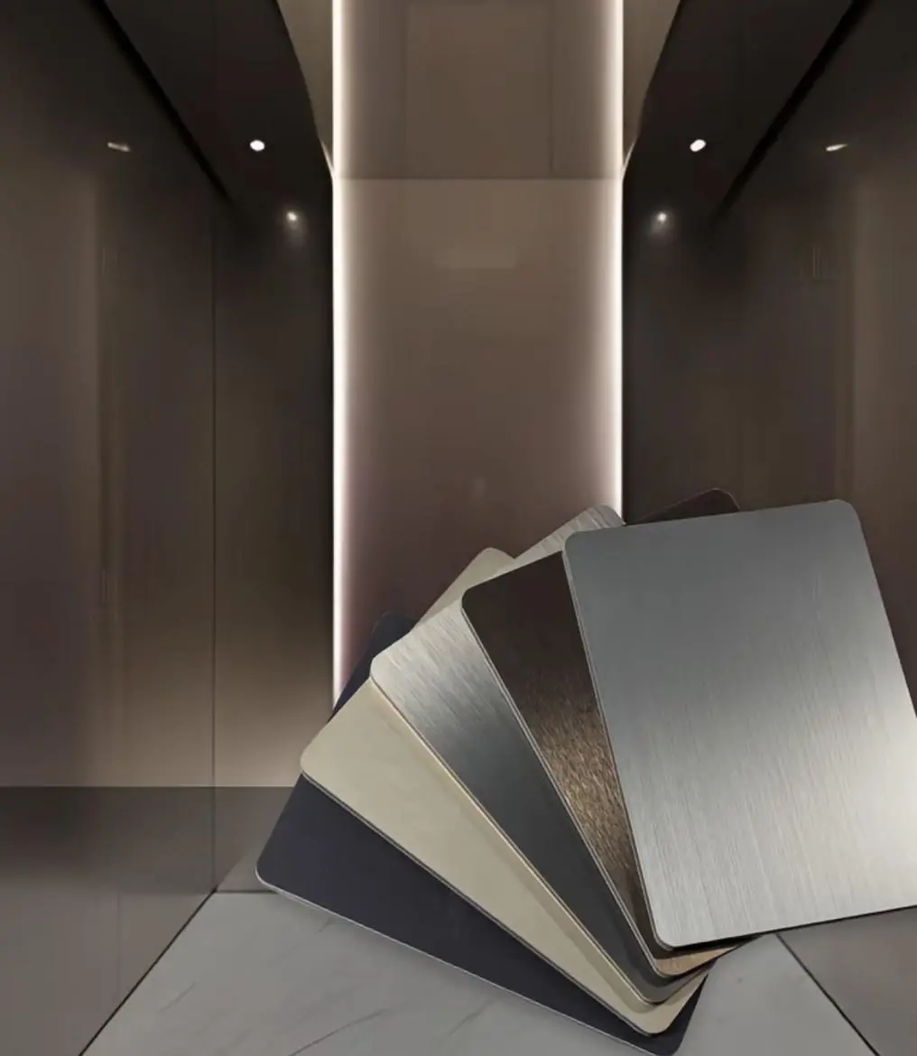 Bamboo charcoal wood veneer metal